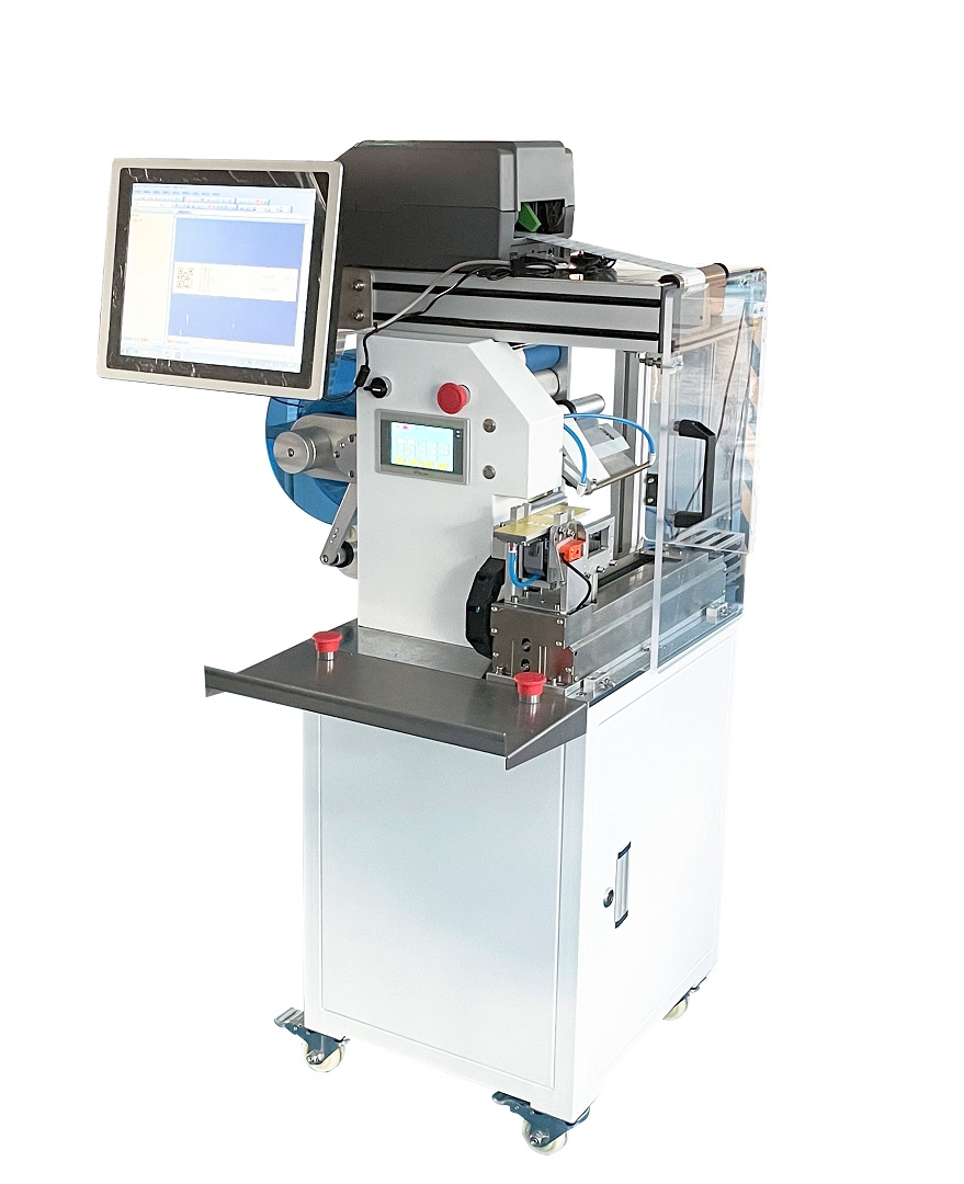 Półautomatyczny Drut Folding and Labeling Maszyna JW-T107