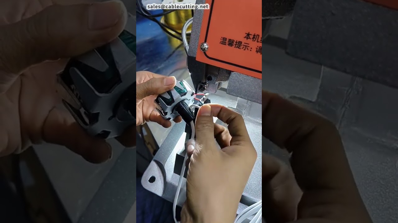 Copper Splice Crimping Machine for Fan Wires