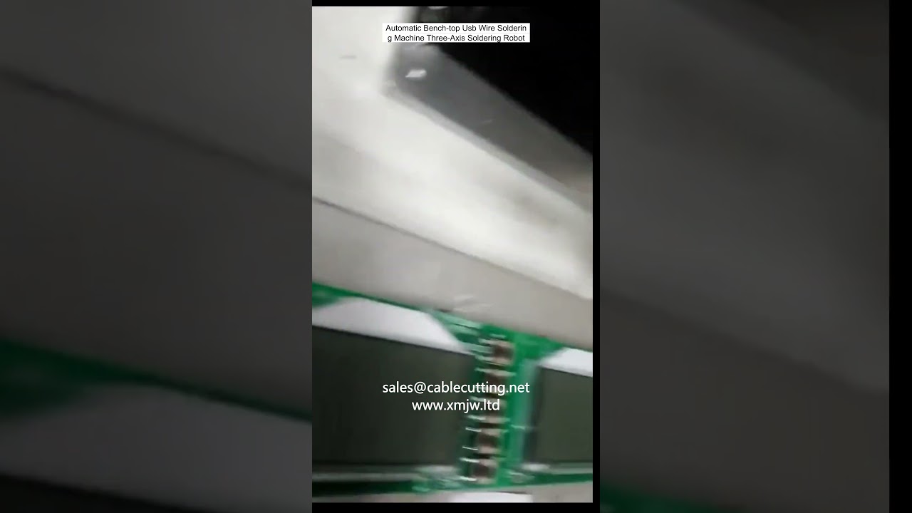 Automatic Bench top Usb Wire Soldering Machine Three Axis Soldering Robot