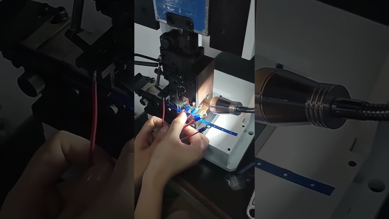 2T Terminal Crimping Machine   Pre Insulated Wire Terminal Crimper #machine