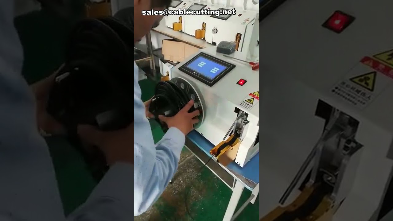 cable wire winding binding machine cable twist tie machine