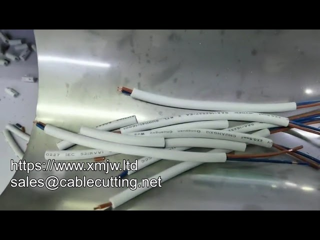 WPM  3606 Fully Automatic Computer Cable Wire Cutting Stripping Machine Usb Data Cable Manufacturing