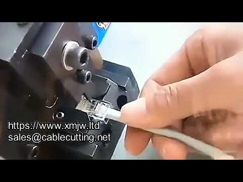 WPM pc Rj45 Wire Assemble Machine Optical Cable Joint Machine Telephone Net Cable Making Machine Cri