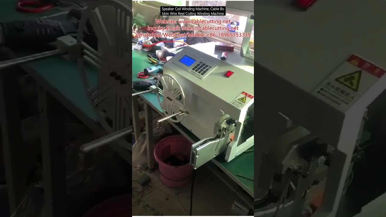 Speaker Coil Winding Machine, Cable Bobbin Wire Reel Coiling Winding Machine