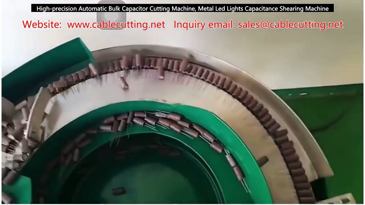 Automatyczna maszyna do cięcia kondensatorów o wysokiej precyzji, do cięcia pojemności metalowych diod LED