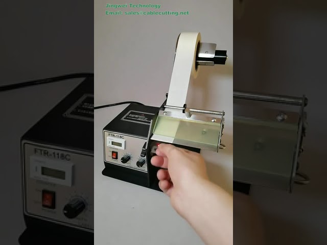 Ftr 118c Automatic Label Rewinder Barcode Paper Label Paper Dispenser Automatic Label Stripper Machi
