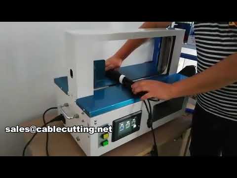 desktop opp film banding machine for wire harness