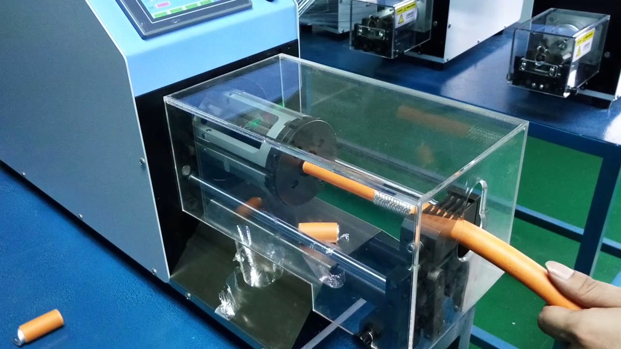 coax cable stripper machine www.cablecutting.net