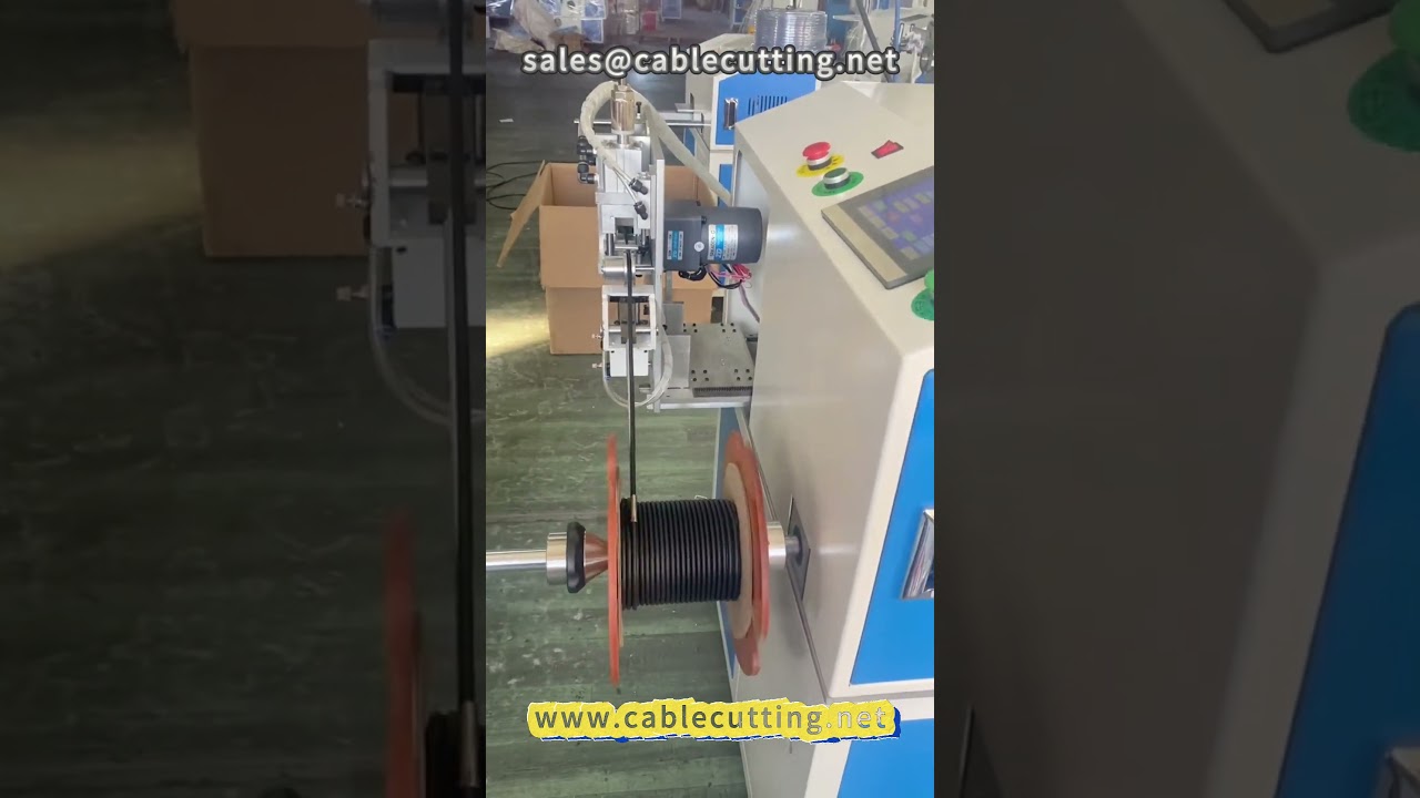 7  Automatic meter winding machine # winding machine # rewinding machine # wire processing # wire an