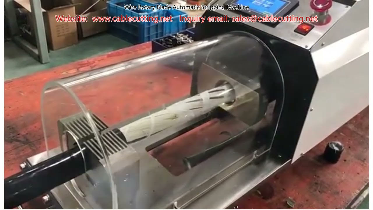 Wire Rotary Blade Automatic Stripping Machine