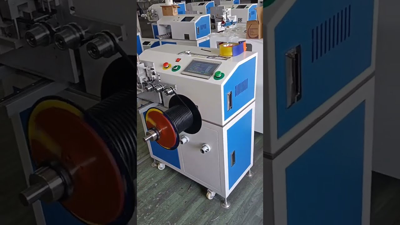 Wire Winding Machine with Meter Counting   Wire Harness Equipment Manufacturer #factory #machine