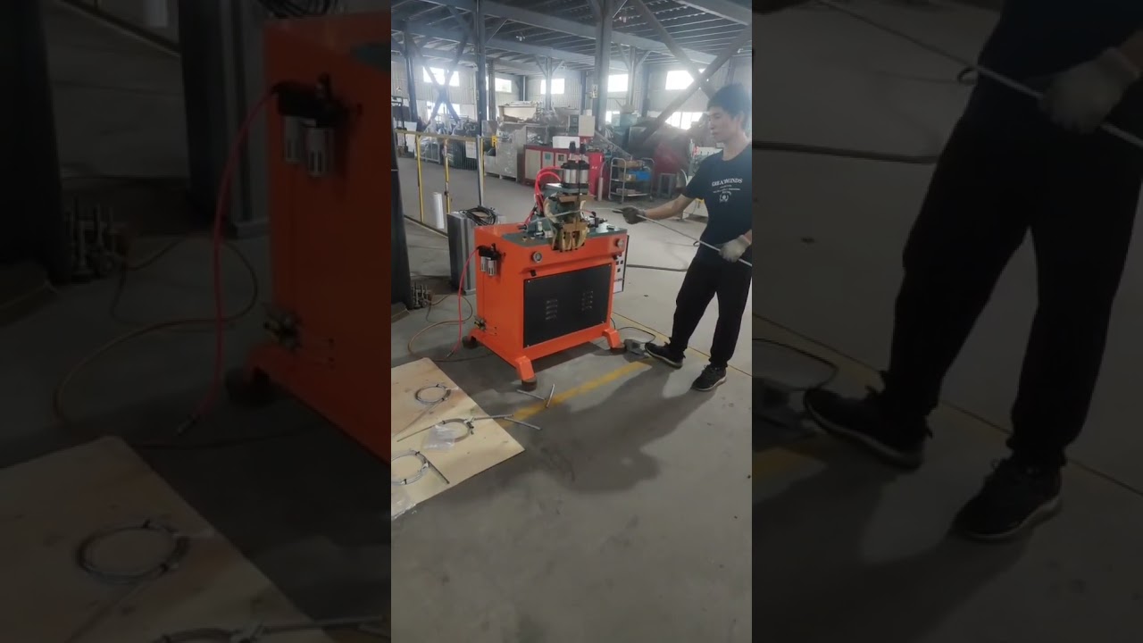 semi automatic wire rope fusing machine WPM-QF