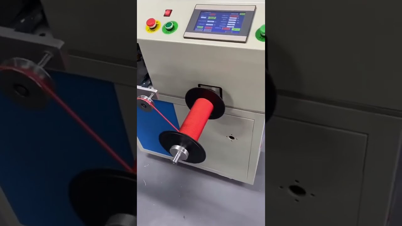 Fully Automatic Winding Machine with Sorting Function Working Real Shot #factory #machine