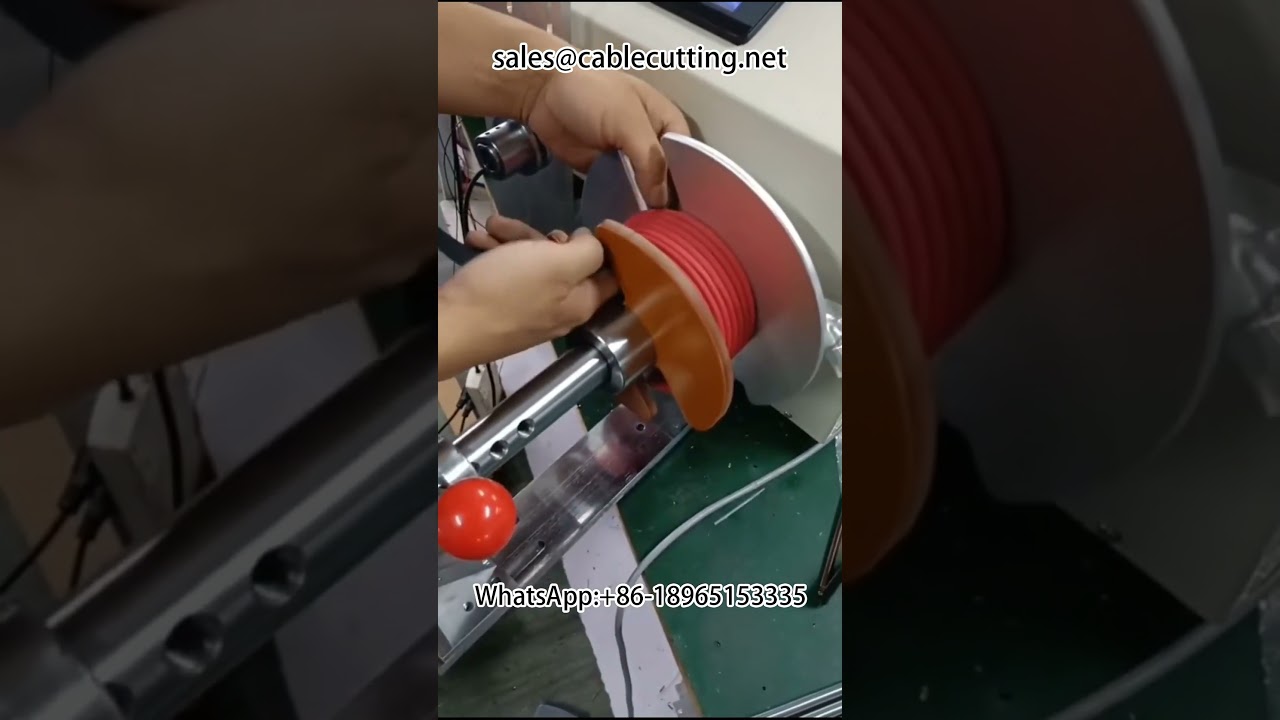 Maszyna do nawijania drutów i kabli - automatyczne nawijanie rzędowe