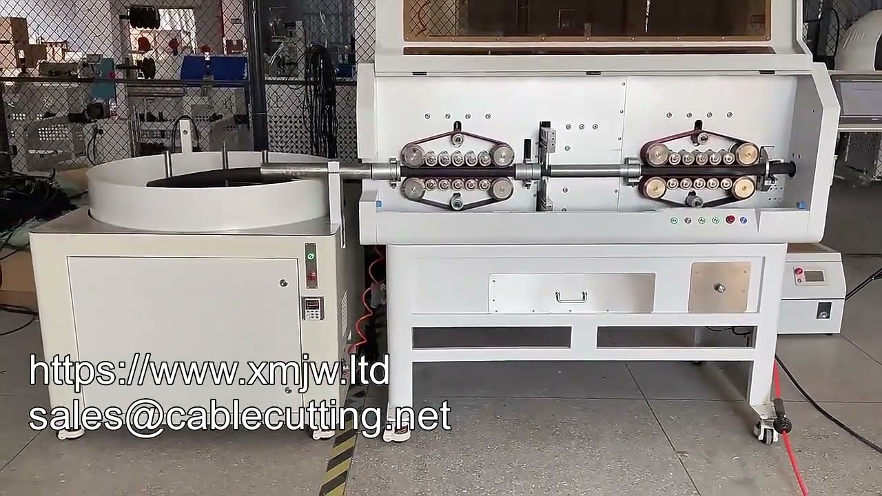 Automatic Big Cable Take Up Coil Machine Feeder For Cutting Stripping Machine 150mm2