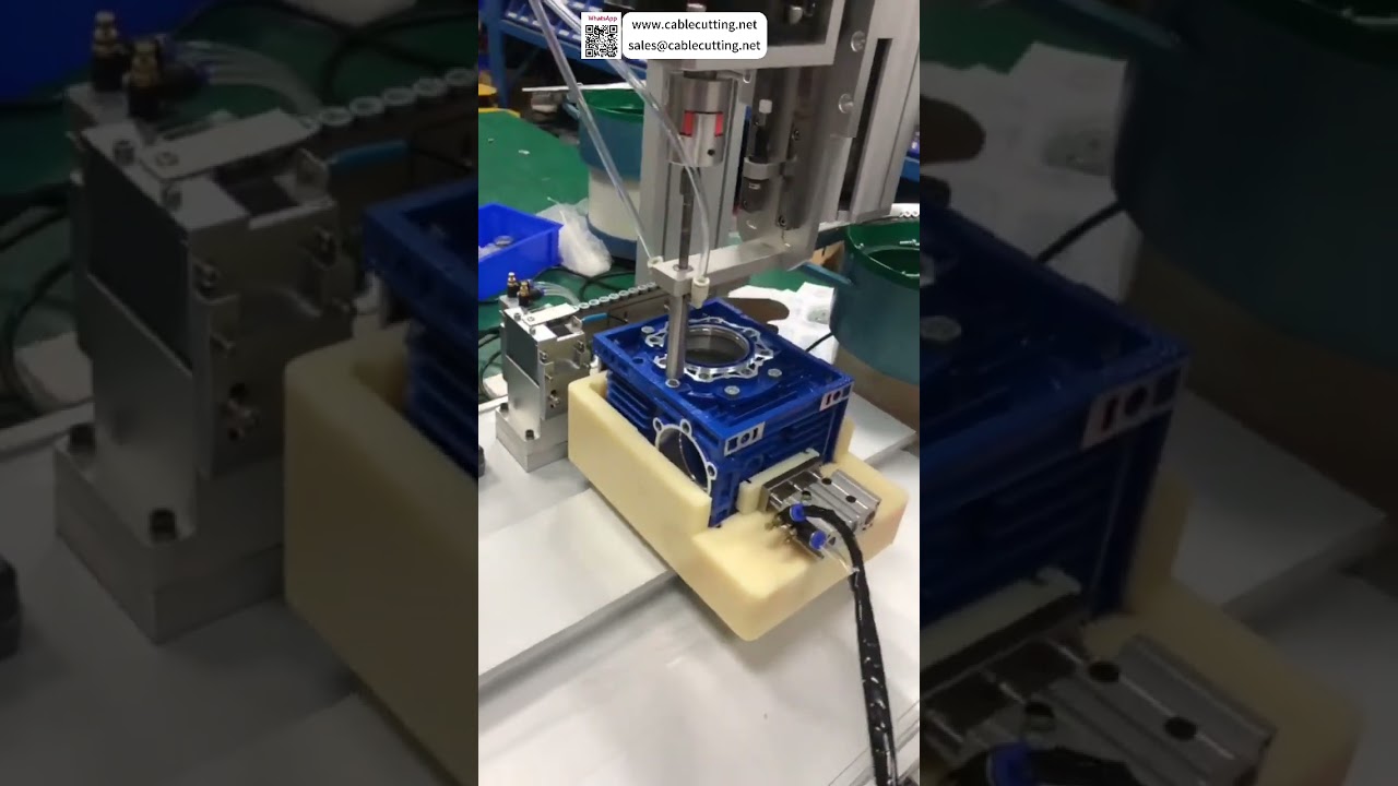 High Power Automatic Screwdriving Machine Setup  Factory Automation System  High Efficiency