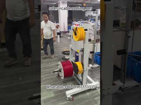 Electronic wire rewinding, automatic metre counting and arranging wire winding machine #wire winding