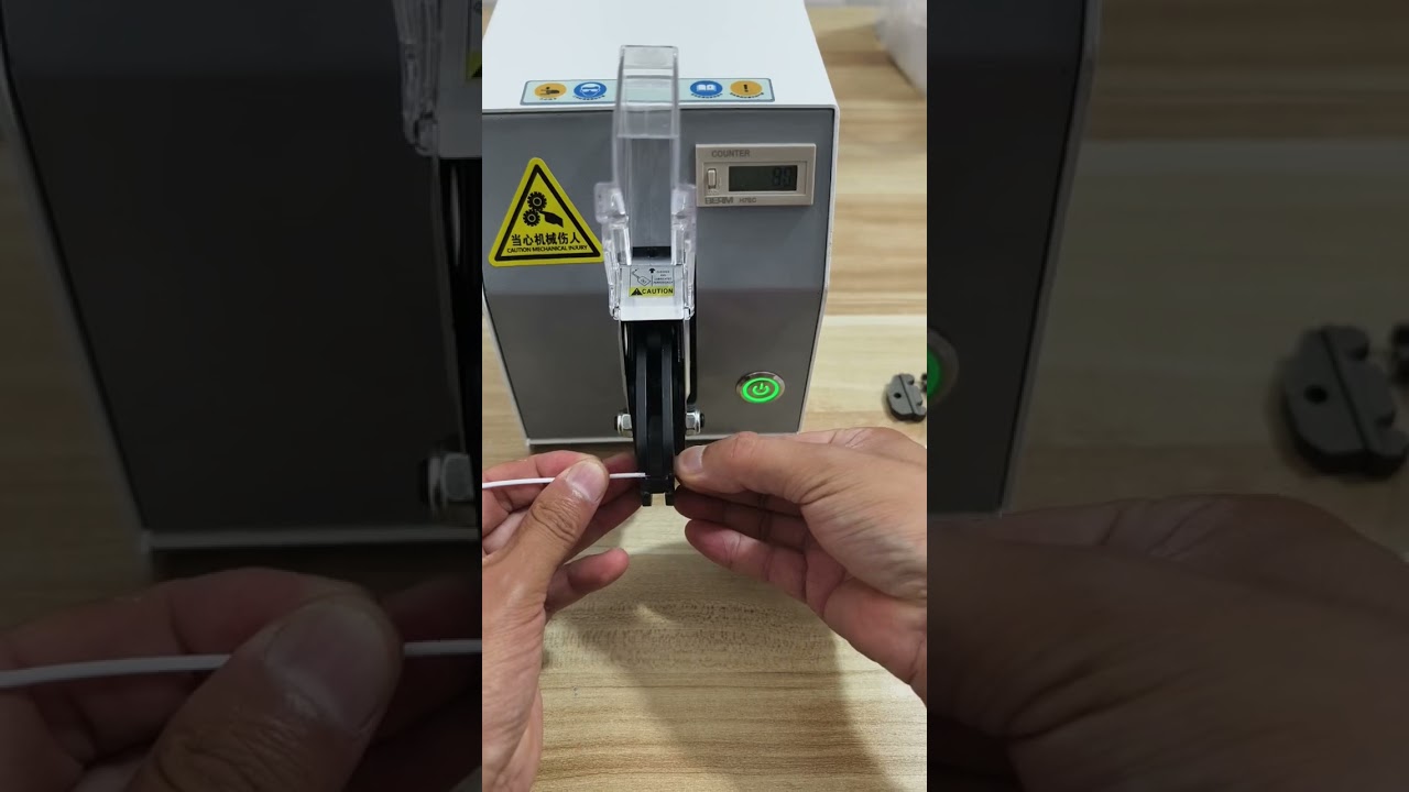 Pneumatic Terminal Crimping Machine #machine #cablewirestrippingmachine #factory