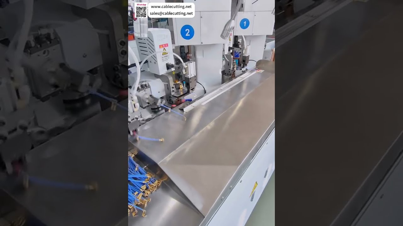 Automatic Wire Splicing & False Flag Terminal Crimping Machine  Wire Harness Processing HQ