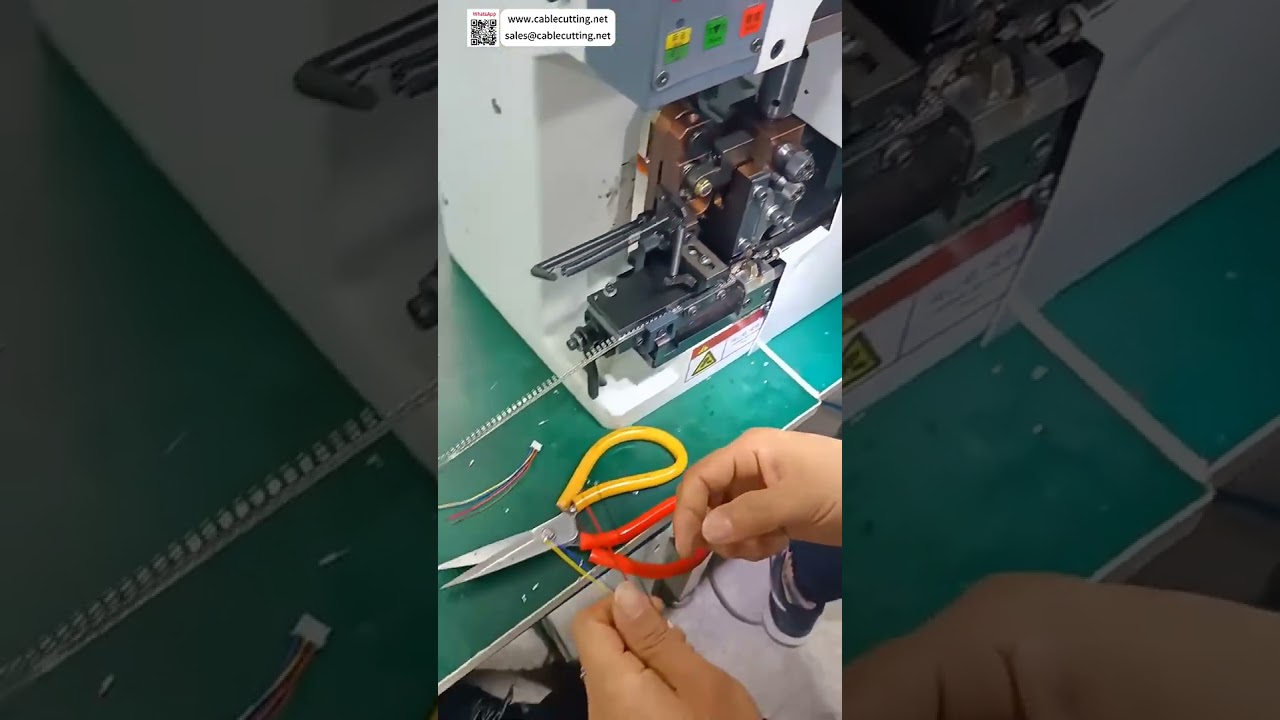 Pure Electric Strip & Crimp Machine  Eco Friendly Air Free High Speed Terminal Processing