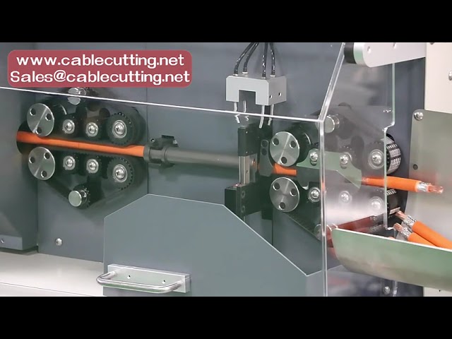 Automatyczna maszyna do cięcia i zdzierania kabli koncentrycznych – precyzyjna obróbka przewodów