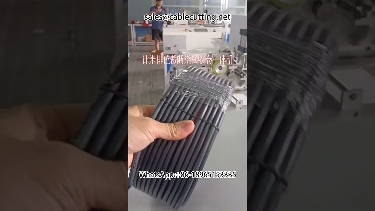 #wire winding machine #metre counting and row position cutting winding and rewinding machine #wire a