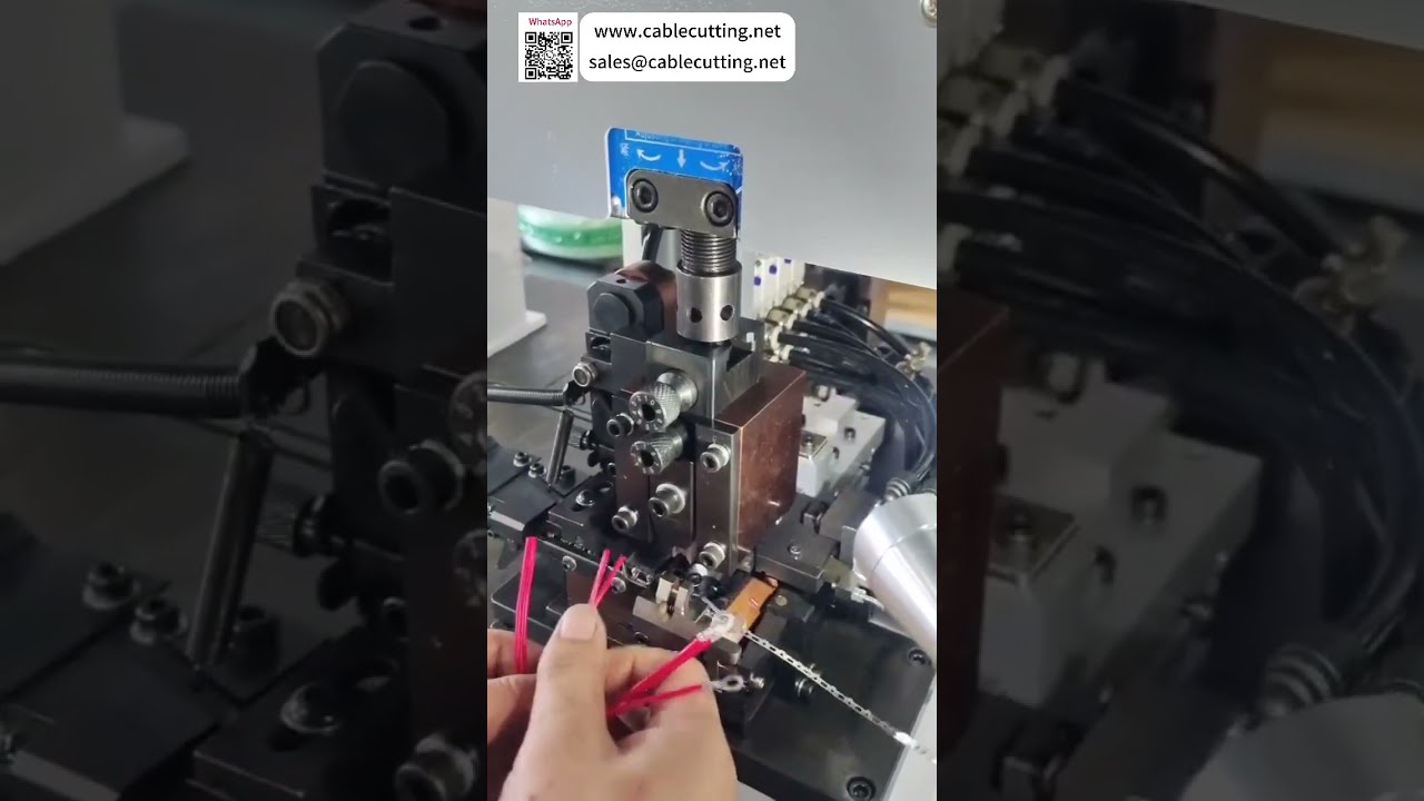Horizontal Wire Stripping and Terminal Crimping Machine For Stable One Step Harness Assembly
