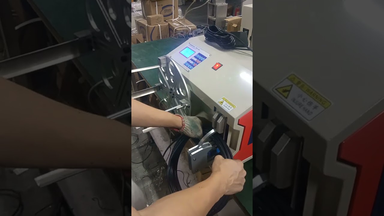 Adjustable Speed Wire Winding & Tying Machine Fast, Easy & Effort Saving #factory #machine
