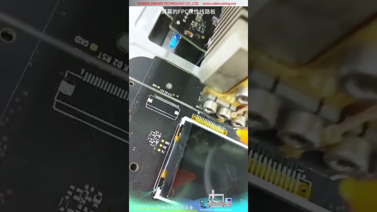 Impulsowa maszyna Hot Bar do procesu lutowania elastycznego kabla FPC ekranu wyświetlacza do płytki PCB