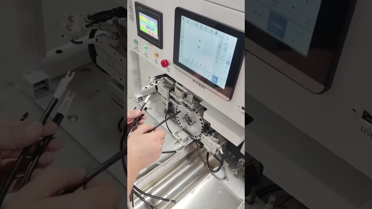 Automatic UV Violet Laser Marking & Heat Shrink Machine   High Speed Printing Professional Edition