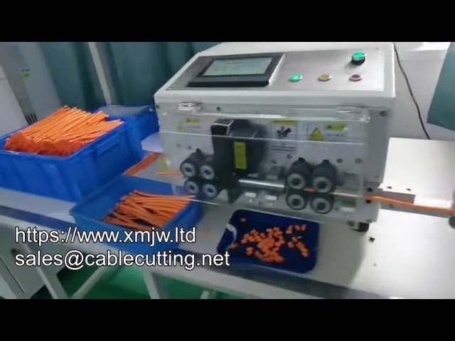 W pełni automatyczna maszyna do cięcia i zdejmowania izolacji z kabli wielożyłowych 6-70 mm²