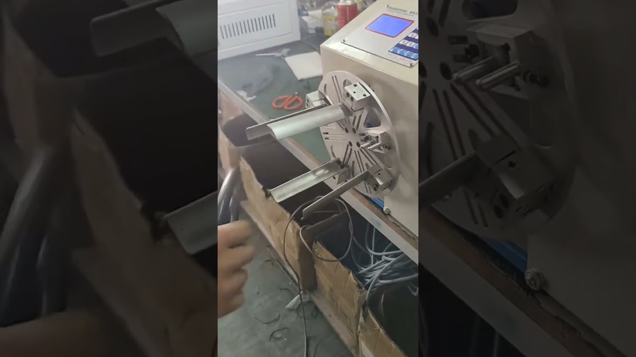 Wire Winding and Tying Machine for Wire Harness Processing #machine #automobile #diy
