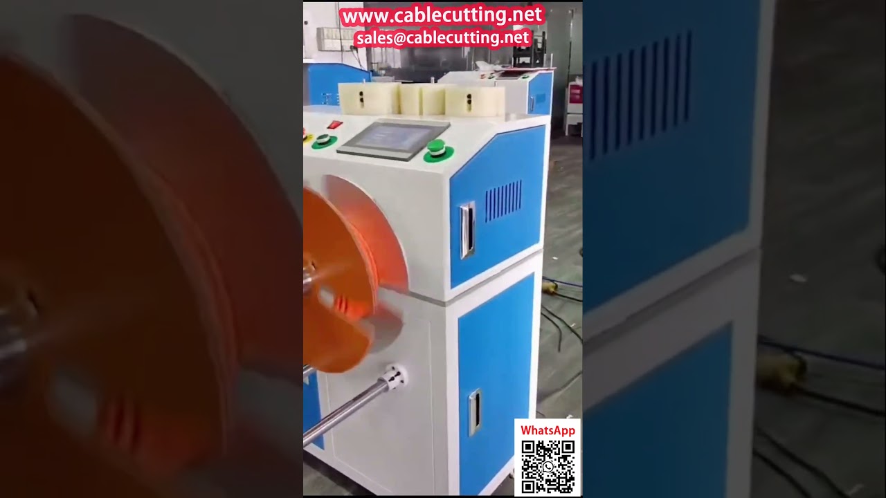 Wire and Cable Coiling Machine with Length Meter Counter